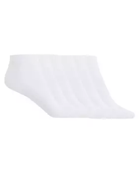 В упаковке 6 пар однотонных хлопковых носков Punto Blanco, белый