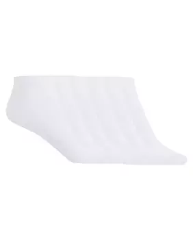 В упаковке 6 пар однотонных хлопковых носков Punto Blanco, белый