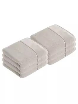 В упаковке 6 полотенец Pure бренда Vossen 50 x 100 см.