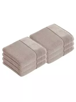 В упаковке 6 полотенец Pure бренда Vossen 50 x 100 см.