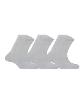 В упаковке 9 пар мужских хлопковых носков светло-серого цвета Punto Blanco, светло-серый