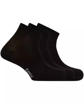 В упаковке 9 пар мужских хлопковых носков черного цвета Punto Blanco, черный