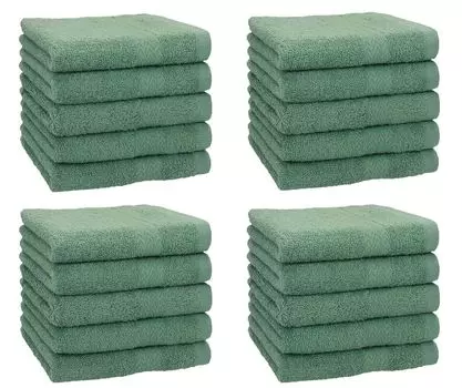 В упаковке Betz 20 мыльных полотенец ПРЕМИУМ 100% хлопок 30х30 см цвет медово-желтый Betzshop