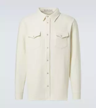 Вафельная кашемировая рубашка God's True Cashmere, Rose Quartz