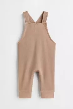 Вафельный комбинезон H&amp;M, бежево-розовый