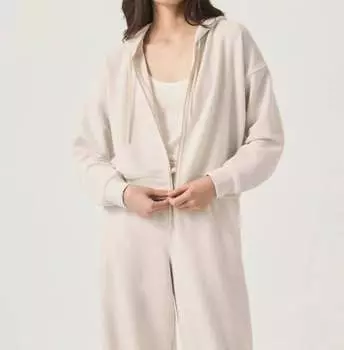 Вафельный свитер с застежкой-молнией Scuba в цвете Moonstone Splendid