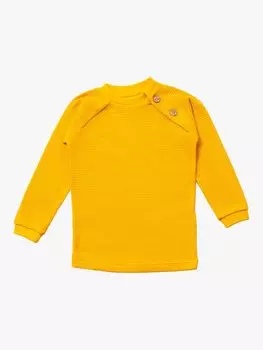 Вафельный топ из органического хлопка для малышей Little Green Radicals, золотой