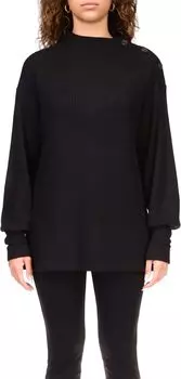 Вафельный топ высоких стандартов Sanctuary, черный