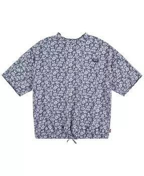 Вафельный трикотажный топ с короткими рукавами для больших девочек Levi'S, розовый