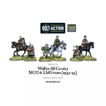 Ваффен-СС - кавалерийский унтер-офицер и команда LMG, 1942–45 гг., Bolt Action - German - Waffen-SS (28mm)