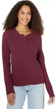 Вафля Хенли PACT, цвет Raisin