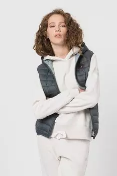 Vafne стеганый жилет на вате и боковых карманах Geo Norway, серый