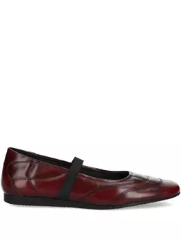 VAGABOND стеганые балетки Hillary с эластичным ремешком, красный