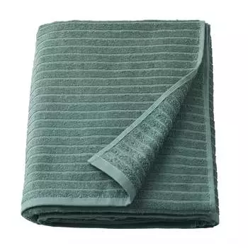 VGSJN ВОГШЁН Простыня банная, серо-бирюзовый, 100x150 см IKEA