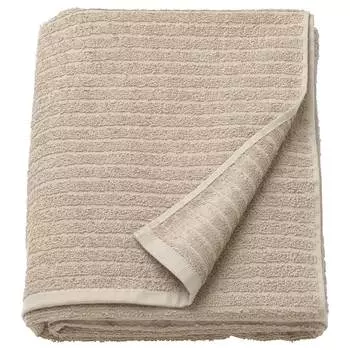 VGSJN ВОГШЁН Простыня банная, светло-бежевый, 100x150 см IKEA