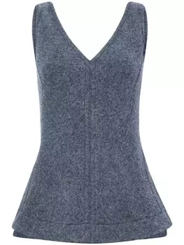 Вайнона топ Proenza Schouler, серый