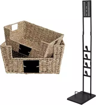 Вакуумная подставка OUTBROS, плетеные корзины для хранения ручной работы, продаются в комбинации, могут использоваться для домашнего хранения и организации вещей.