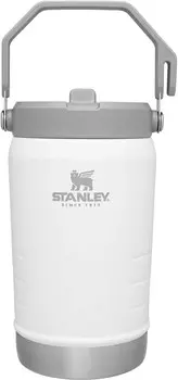 Вакуумный кувшин для воды Stanley IceFlow с откидной крышкой, белый