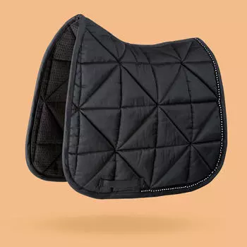 Вальтрап выездковый Fouganza 500 со стразами, черный