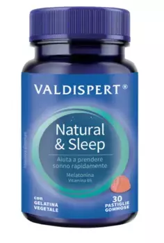 Valdispert Natural&Sleep 30 жевательных таблеток улучшает сон и противодействует усталости