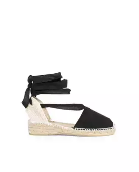 Валенсийские эспадрильи для девочек Pisamonas, черный