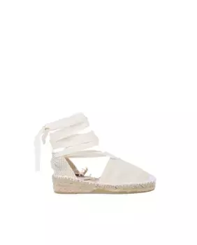 Валенсийские эспадрильи для девочек Pisamonas, цвет Crudo