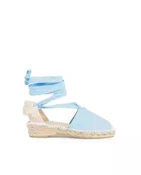 Валенсийские эспадрильи для девочек Pisamonas, светло-голубой