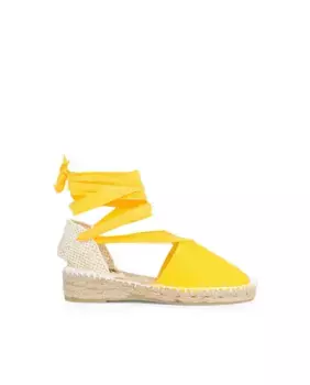 Валенсийские эспадрильи для девочек Pisamonas, желтый
