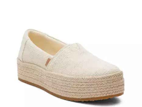 Валенсийские эспадрильи - женские Toms, Natural Beige