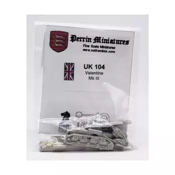 Валентин МК III, WWII Miniatures - UK & Commonwealth (10mm) (Perrin Miniatures)