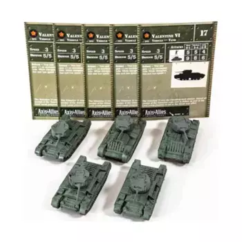 Валентин VI (U) x5, Axis & Allies - Collectible Miniatures Game - Eastern Front 1941-1945 Singles