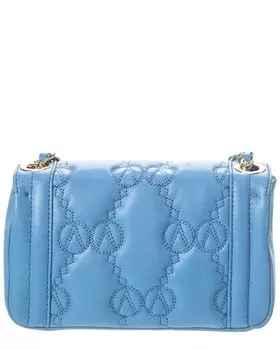 Valentino by Mario Valentino Beatriz Кожаная сумка через плечо с монограммой, серый