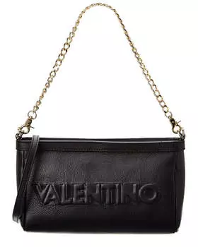 Valentino by Mario Valentino Celia Кожаная сумка через плечо с тиснением, черный