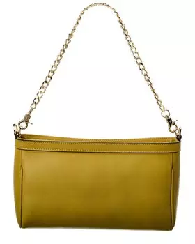 Valentino by Mario Valentino Celia Кожаная сумка через плечо с тиснением, зеленый