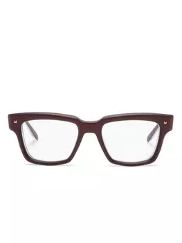 Valentino Eyewear очки в квадратной оправе V-Essential, красный