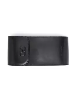 Valentino Eyewear солнцезащитные очки с логотипом VLogo Signature, белый