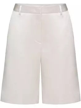 Valentino Garavani атласные шорты, белый