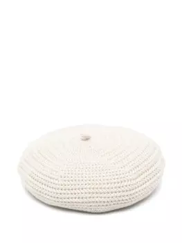 Valentino Garavani берет с вышитым логотипом, нейтральный