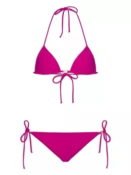 Valentino Garavani бикини с треугольными чашками, розовый