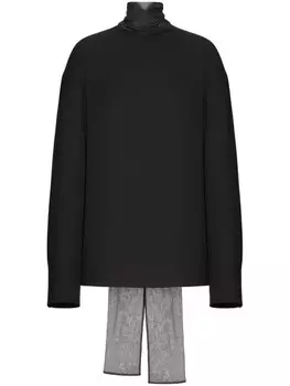 Valentino Garavani блузка с бантом, черный