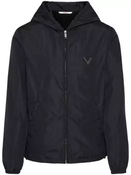 Valentino Garavani бомбер с логотипом VLogo Signature, синий