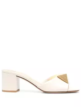 Valentino Garavani босоножки One Stud 60, нейтральный цвет