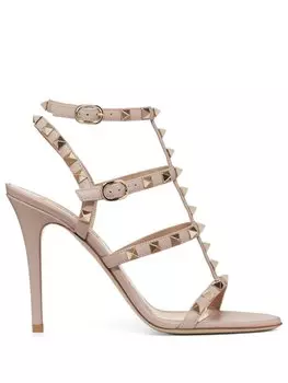 Valentino Garavani босоножки 'Valentino Garavani Rockstud', розовый