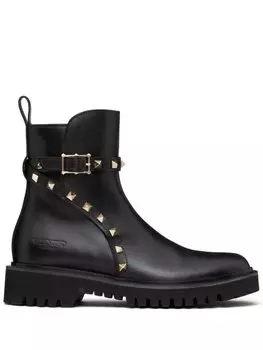 Valentino Garavani ботильоны Rockstud 40, черный