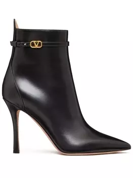 Valentino Garavani ботильоны Tan-Go 100, черный