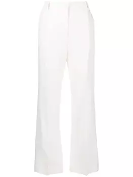 Valentino Garavani брюки из смесовой шерсти, нейтральный цвет