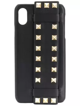 Valentino Garavani чехол Rockstud для iPhone X, черный