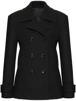 Valentino Garavani двубортное пальто, черный