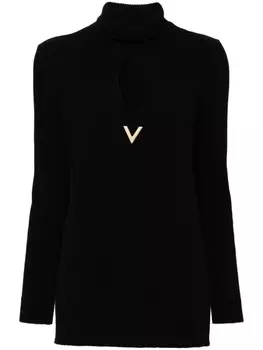 Valentino Garavani джемпер из вирджинской шерсти, черный