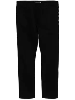 Valentino Garavani джинсы с декором Rockstud, черный